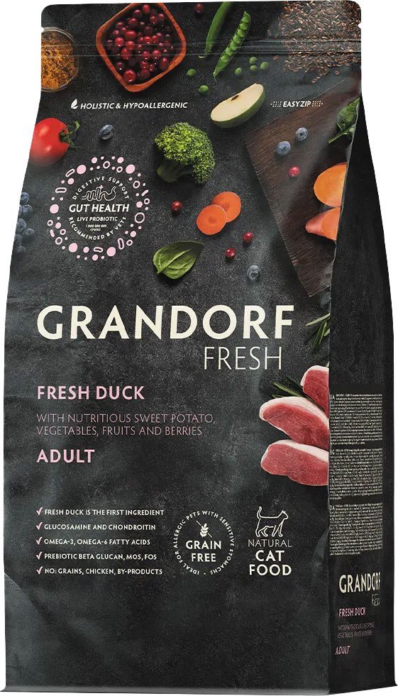 

Сухой корм для кошек Grandorf Adult Fresh Duck&Sweet Potato (2кг)