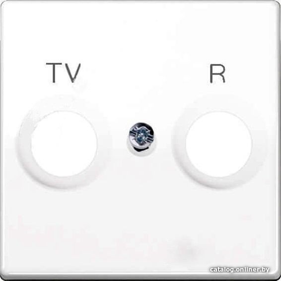 Накладка для TV розетки Simon 82053-30 (белый)