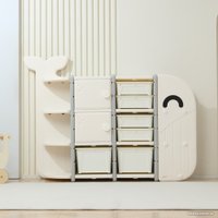 Комод UNIX kids Whale White PTSWHALE8WH (8 ящиков)