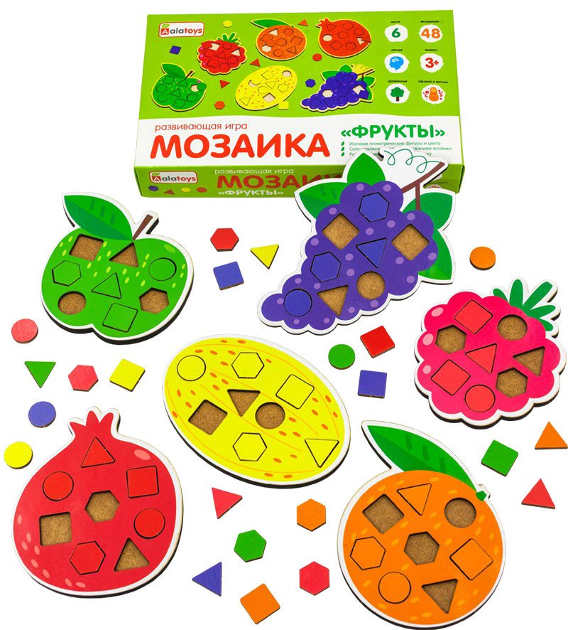 

Мозаика/пазл Alatoys Мозаика. Фрукты МКФ02
