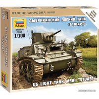 Сборная модель Звезда Американский танк "Стюарт"
