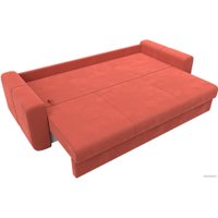 Диван Лига диванов Лига-031 121265 (микровельвет коралловый)