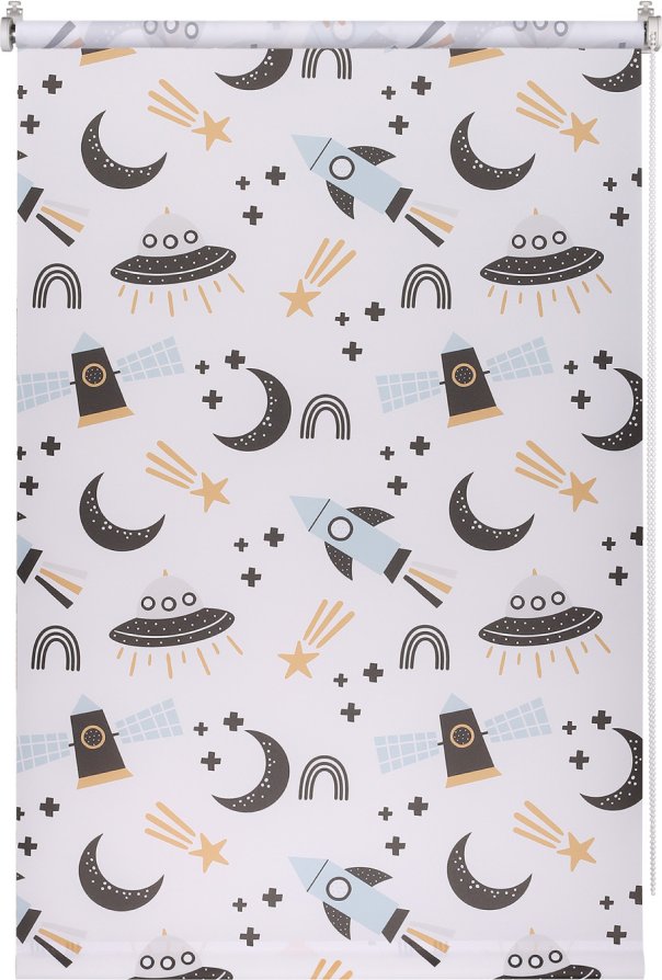 

Рулонные шторы Franc Gardiner Print Ночной полет 110x160 9403218108 (белый)