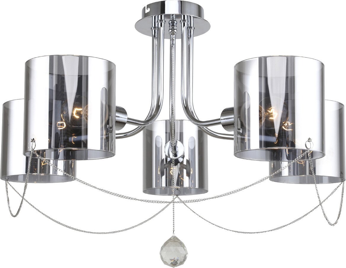 

Люстра средней высоты Escada Intense 683/5P E14*40W Chrome
