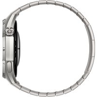 Умные часы Huawei Watch GT 6 Pro 46 мм (серебристый, с серебристым браслетом, международная версия)