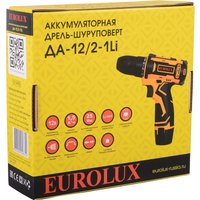 Дрель-шуруповерт Eurolux ДА-12/2-1Li 72/14/68 (с 1-им АКБ)
