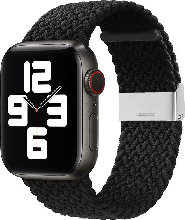 

Ремешок Hurtel Strap Fabric для Apple Watch 9/8/7/6/SE/5/4/3/2, 41мм/40мм/38мм (черный)