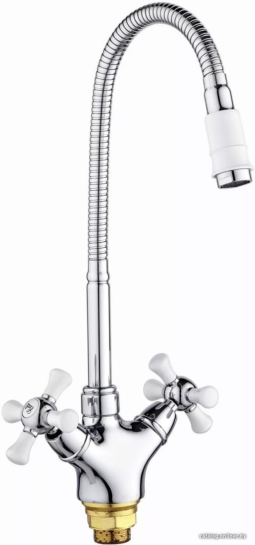 Смеситель РМС SL92W-279F (хром/белый)