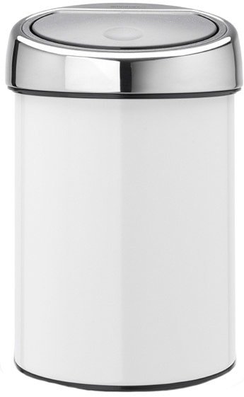 

Мусорное ведро Brabantia Touch Bin 3 л (белый/стальной)