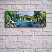 Картина на стекле Stamprint Голубое озеро NT016 (50x125) в Орше