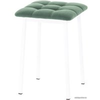 Табурет AMC Comfort 7.6.9 (ткань, зеленый/белый)