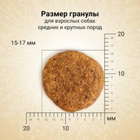 Сухой корм для собак Craftia Natura для средних и крупных пород с ягненком и перепелкой (640 г)