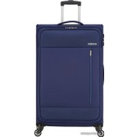 Чемодан-спиннер American Tourister Heat Wave Combat Navy 80 см