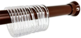 Карниз для ванны Comfort Alumin Раздвижной 250 (шоколадный)