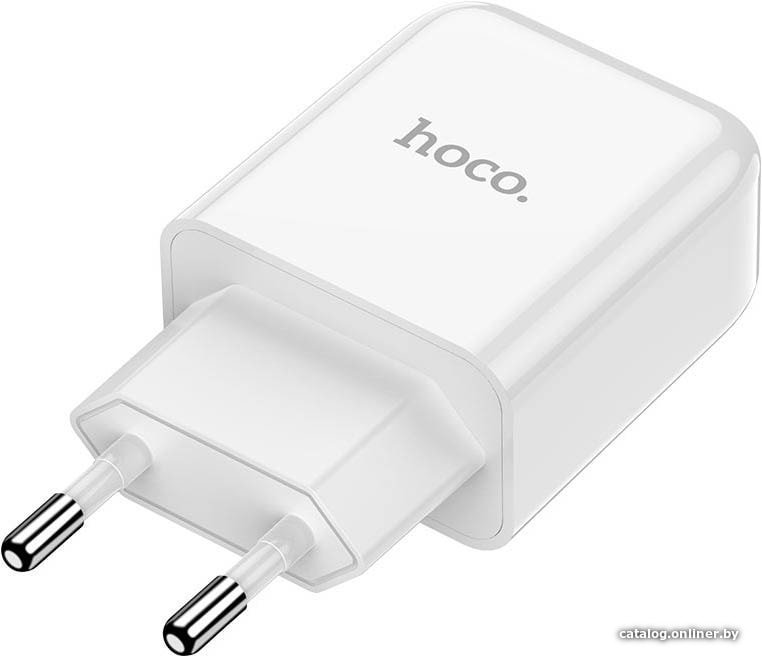 Сетевое зарядное Hoco N2 (белый)