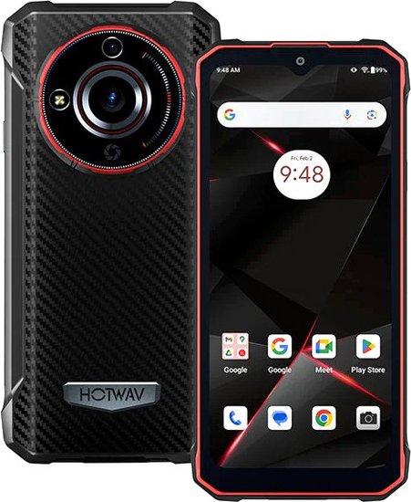 Hotwav T7 4GB/128GB (czarny/czerwony)