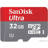 Карта памяти SanDisk Ultra microSDHC UHS-I (Class 10) 32GB SDSDQUA-032G-U46A