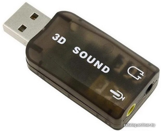 USB аудиоадаптер USBTOP USB2.0 3D 2.1/5.1