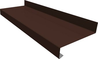 Отлив оконный Скайпрофиль 40x120x1500мм (RAL 8017 коричневый)