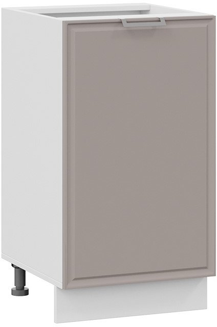 

Шкаф напольный Трия Белладжио 1Н45 (белый/софт капучино)