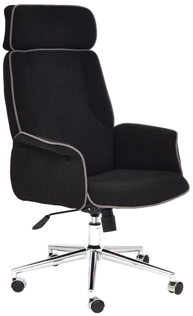 

Офисное кресло TetChair Charm (флок, черный)