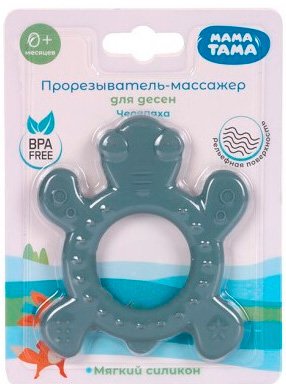 Прорезыватель Мама Тама Черепаха MT/112 (зеленый)