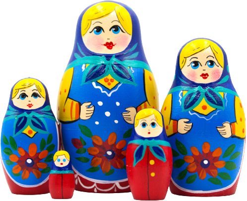 

Развивающая игра Брестская Фабрика Сувениров В синем платке и платье-сарафане с красными цветами (набор 5 шт)