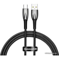 Кабель Baseus Glimmer Series Fast Charging Data Cable USB Type-A - Type-C 100W CADH000401 (1 м, черный)