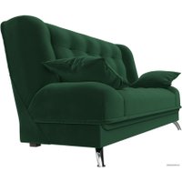 Диван Лига диванов Анна 102741 (велюр, зеленый)