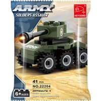 Конструктор Keyixing Мини-танк 22204 3548615