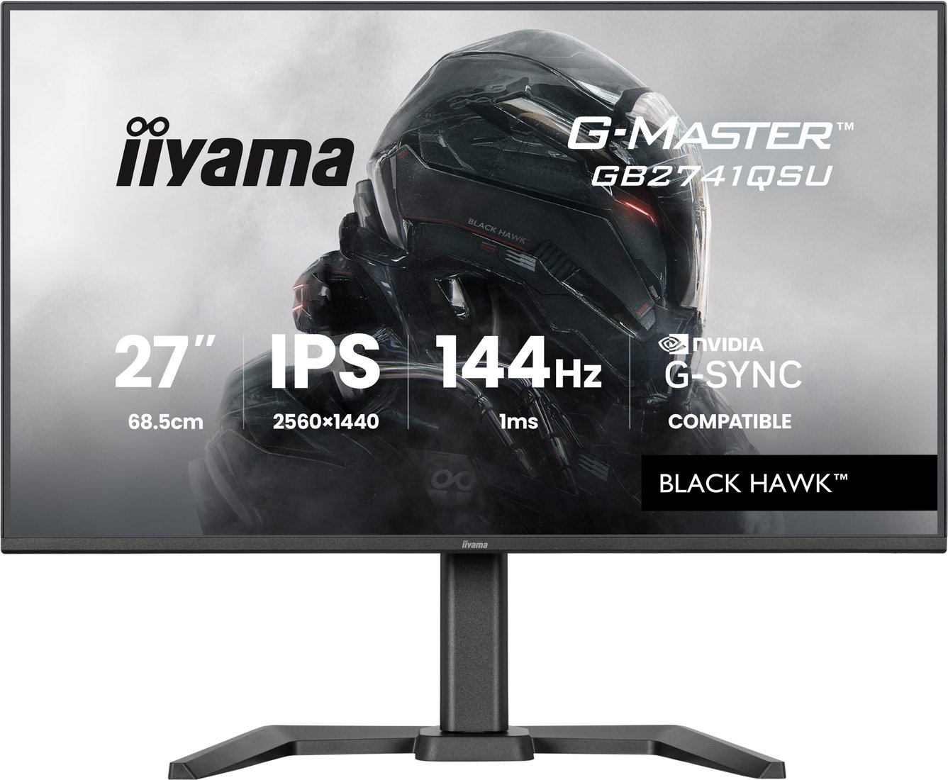Игровой монитор iiyama G-Master Black Hawk GB2741QSU-B1