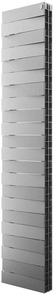 Биметаллический радиатор Royal Thermo PianoForte Tower 300 Silver Satin (22 секции)