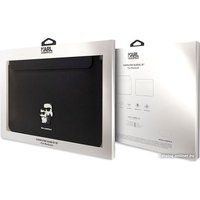 Чехол CG Mobile Karl Lagerfeld Saffiano Sleeve NFT Karl & Choupette KLCS16SAKCPMK 16" (черный)