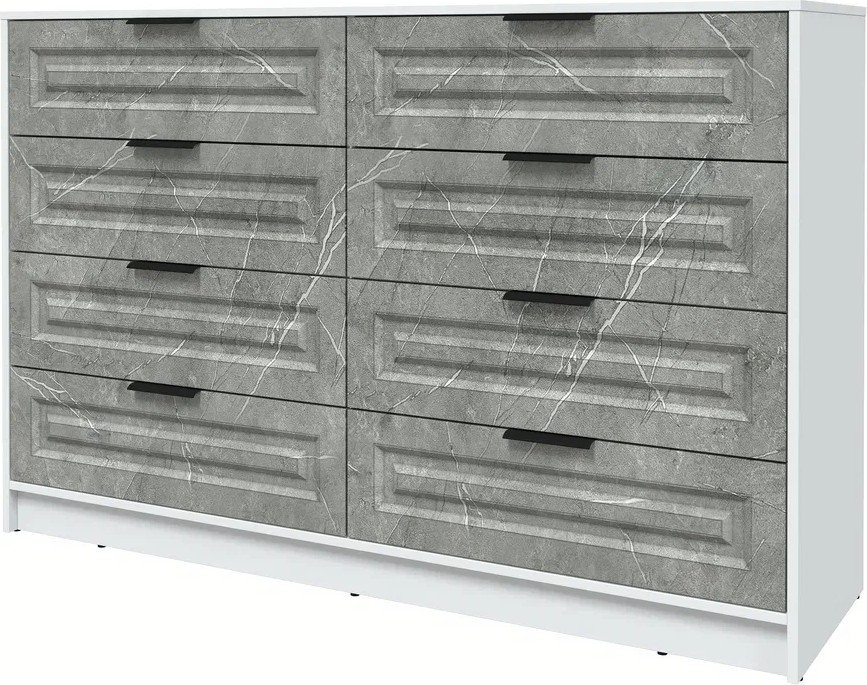 

Комод Интерлиния Концепт КТ-К157 Деко (белый платинум/керамика)