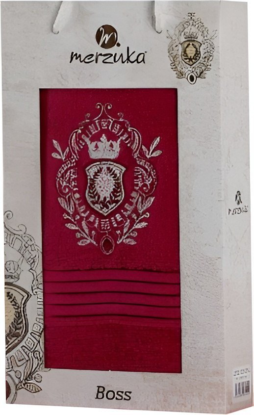

Полотенце Merzuka Boss 10224 (в коробке, бордовый)