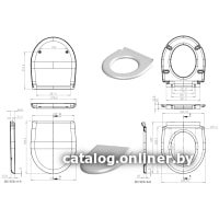 Сиденье для унитаза Cersanit Nature S-DS-NTR-DL-m
