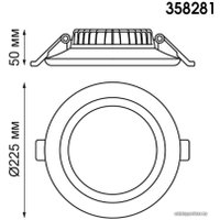 Точечный светильник Novotech Joia 358281