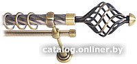 

Карниз для штор Lm Decor Вираж 098 2р витой 25/16мм (антик, 1.8м)