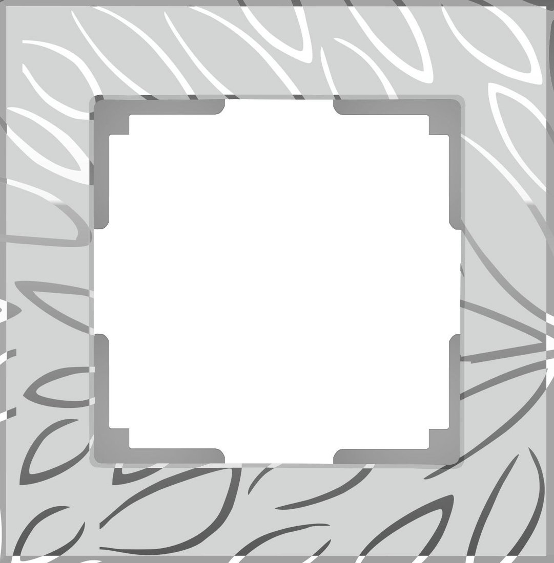 

Рамка Werkel Edel WL09-Frame-01 (серебряный)