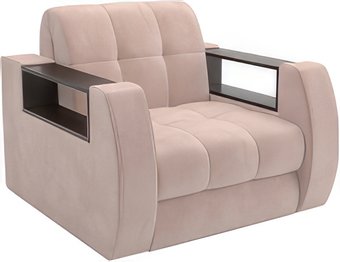 Кресло-кровать Мебель-АРС Барон №3 (микровельвет, бежевый кордрой)