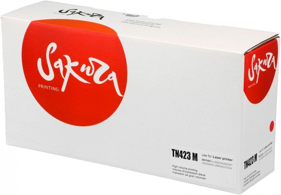 

Картридж Sakura Printing SATN423M (аналог Brother TN-423M)