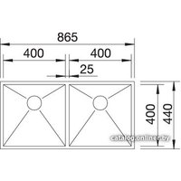 Кухонная мойка Blanco Zerox 400/400-IF