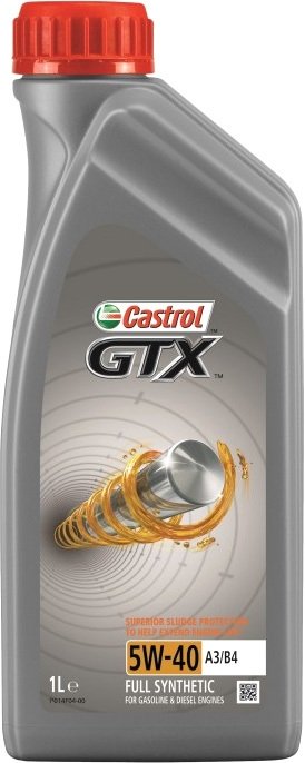 

Моторное масло Castrol GTX 5W-40 A3/B4 1л