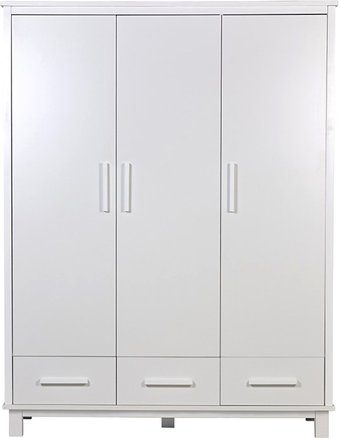 Шкаф распашной Polini Kids Simple трехсекционный 3415 0002725.9 (белый)