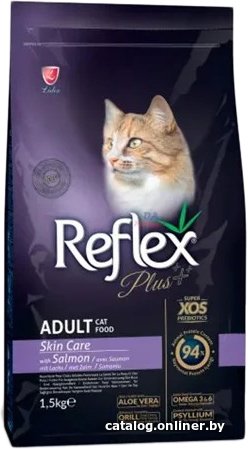 Сухой корм для кошек Reflex Plus Skin Care Salmon (уход за кожей и шерстью с лососем) 1.5 кг