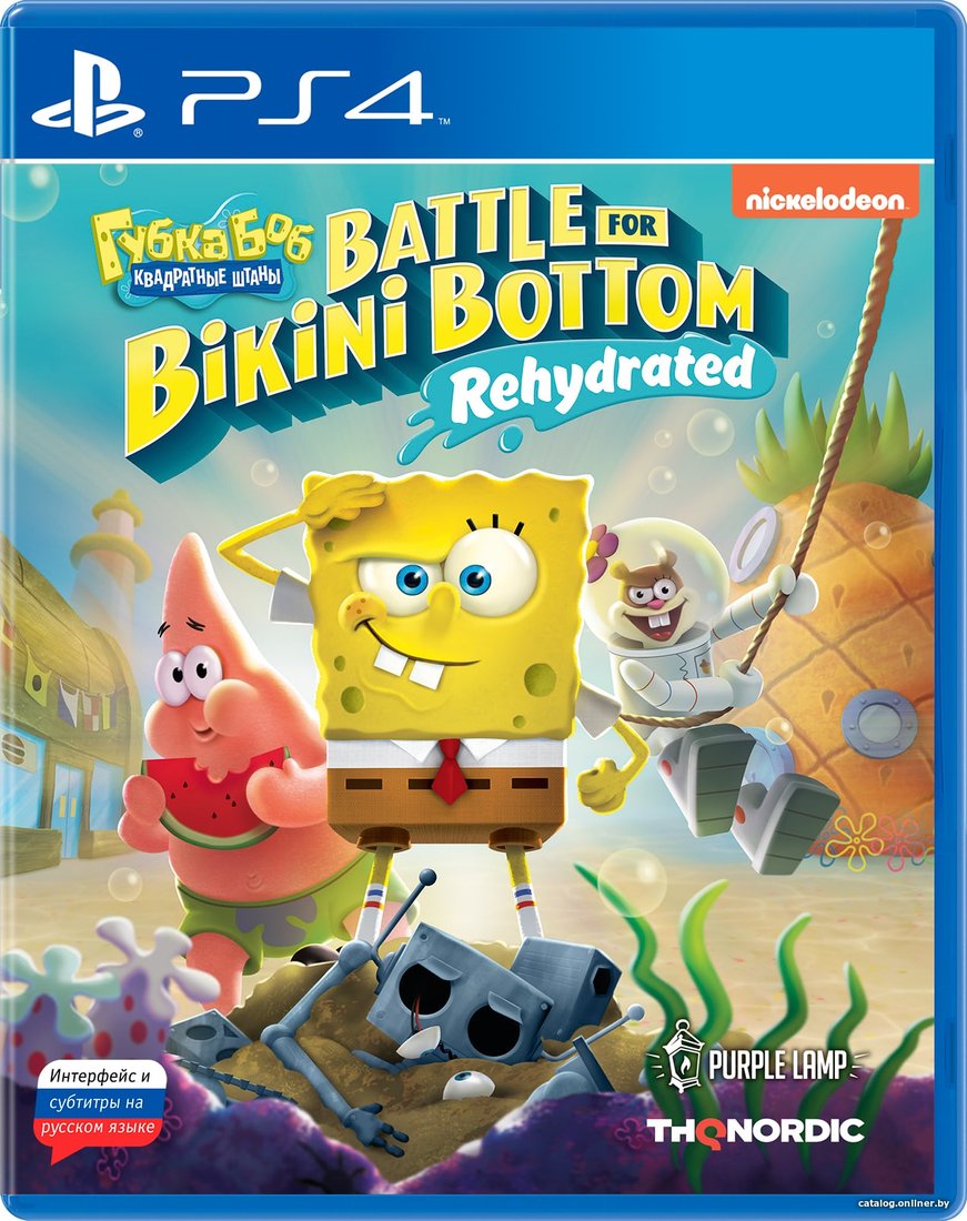 SpongeBob SquarePants: Battle For Bikini Bottom - Rehydrated для PlayStation 4