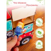 Адвент-календарь Woody Машина с наклейками На 7 дней 08323