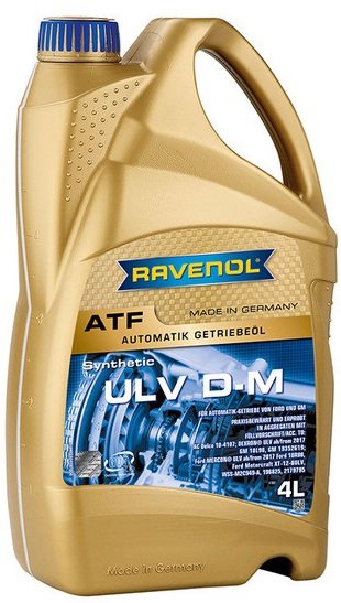 

Трансмиссионное масло Ravenol ATF ULV D-M 4л