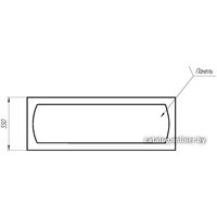 Ванна 1Марка Libra 170x70 (с каркасом и экраном)