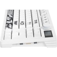 Клавиатура Dark Project KD87A+Numpad (G3ms Moonstone Switch, белый)